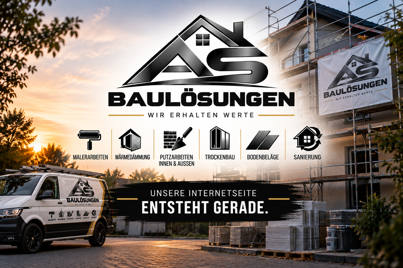 AS-Baulösungen – Wir erhalten Werte. Unsere Internetseite entsteht gerade.